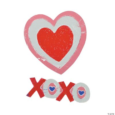 Heart Sticker Foil Activities