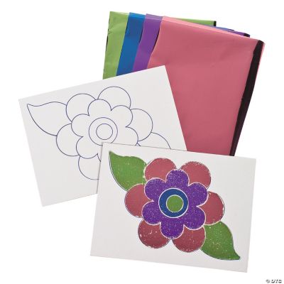 Flower Stickers & Foil Activites