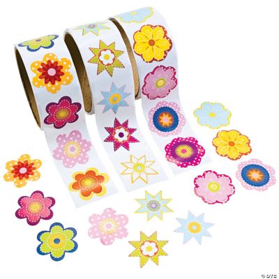 Flower Roll Sticker Assortment