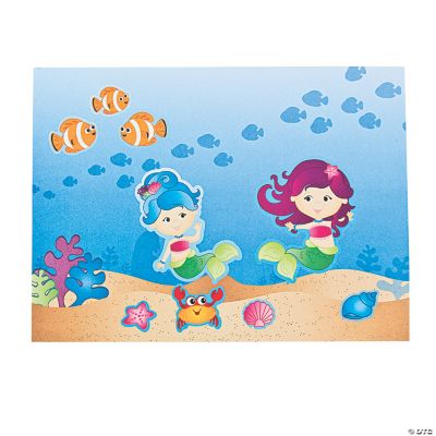 Mermaid Party Make-A-Scene Stickers