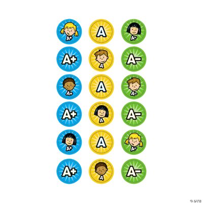 Grade A Roll Stickers