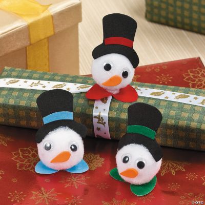 Snowman Pom-Pom Critters