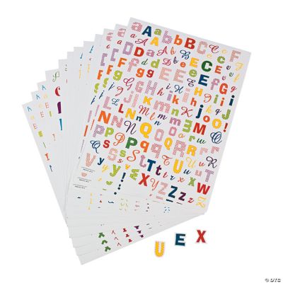 A - Z Sticker Sheets