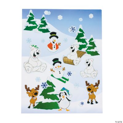 Make-A-Winter Sticker Scenes