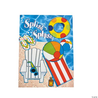 Make-A-Pool Party Sticker Scenes