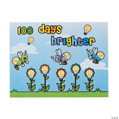Make-A-“100 Days Brighter” Sticker Scenes