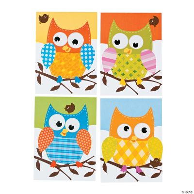 Make-A-“100 Days Smarter” Owl Sticker Scenes