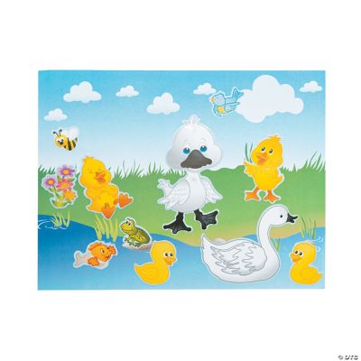 Make-An-Ugly Duckling Sticker Scenes