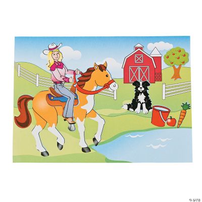 Make-A-Horse Sticker Scenes