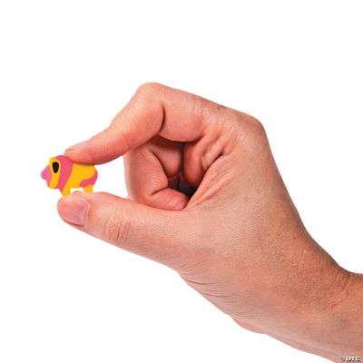 Mini Zoo Animal Erasers Oriental Trading