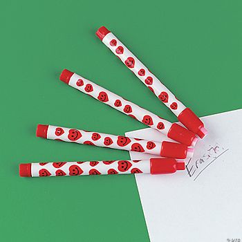Smile Face Heart Eraser Sticks