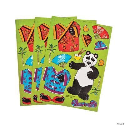 Dress-A-Panda Stickers