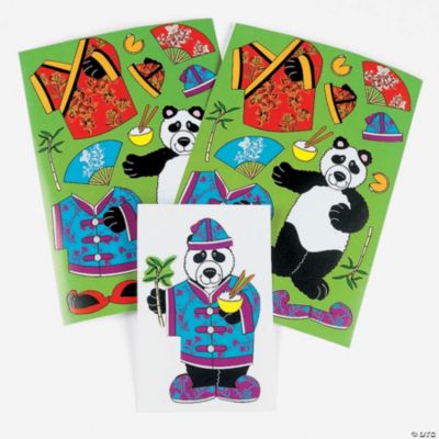 Dress-A-Panda Stickers