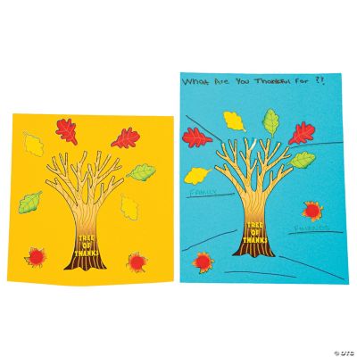 Make-A-Tree of Thanks Stickers