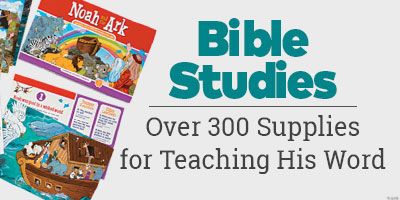 Bible Studies. Over 300 supplies for teaching His word.