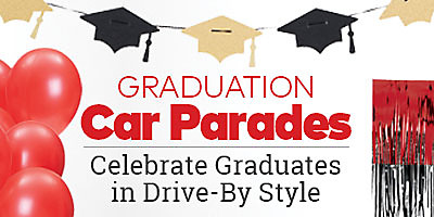 Graduation Car Parades. Celebrate graduates in drive-by style.