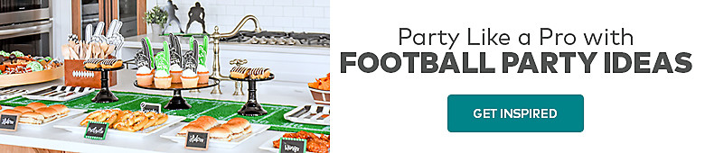 Party like a pro with football party ideas. Get inspired