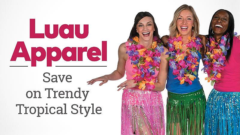 Luau Apparel - Save on trendy tropical style
