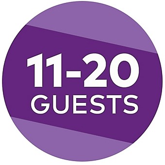 Eleven to twenty guests