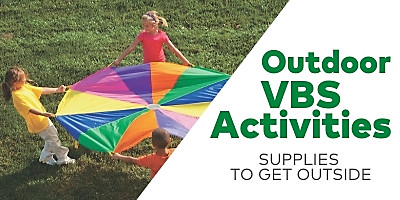 Outdoor VBS activities. Supplies to get outside