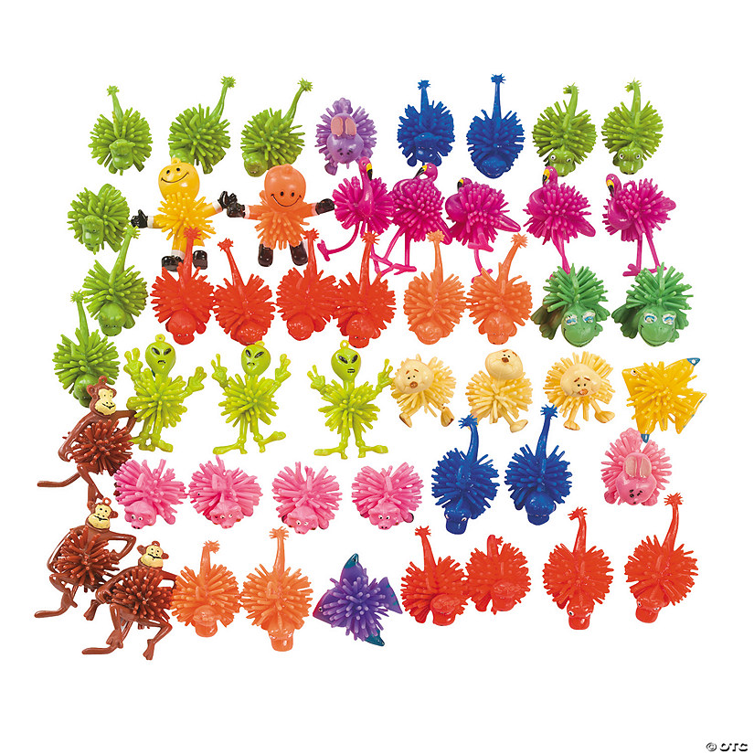 1 1/2" - 2" Bulk 50 Pc. Mini Porcupine Characters Assortment Image