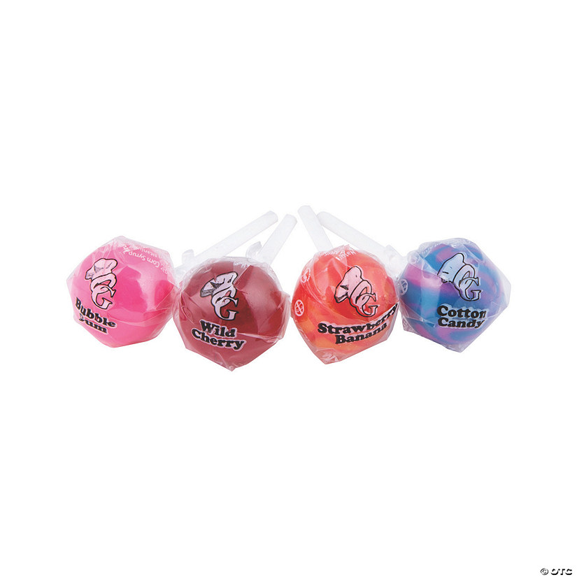 1" 37 oz. Mini Original Gourmet&#8482; Lollipops Assortment - 100 Pc. Image