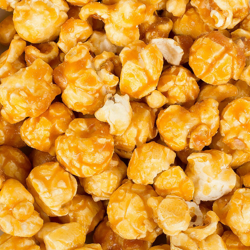 1 lb Gold Candy Coated Popcorn Caramel Flavored (1lb Bag) Image