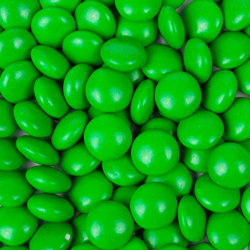 1 lb Green Candy Milk Chocolate Minis by Just Candy (approx. 500 Pcs) Image