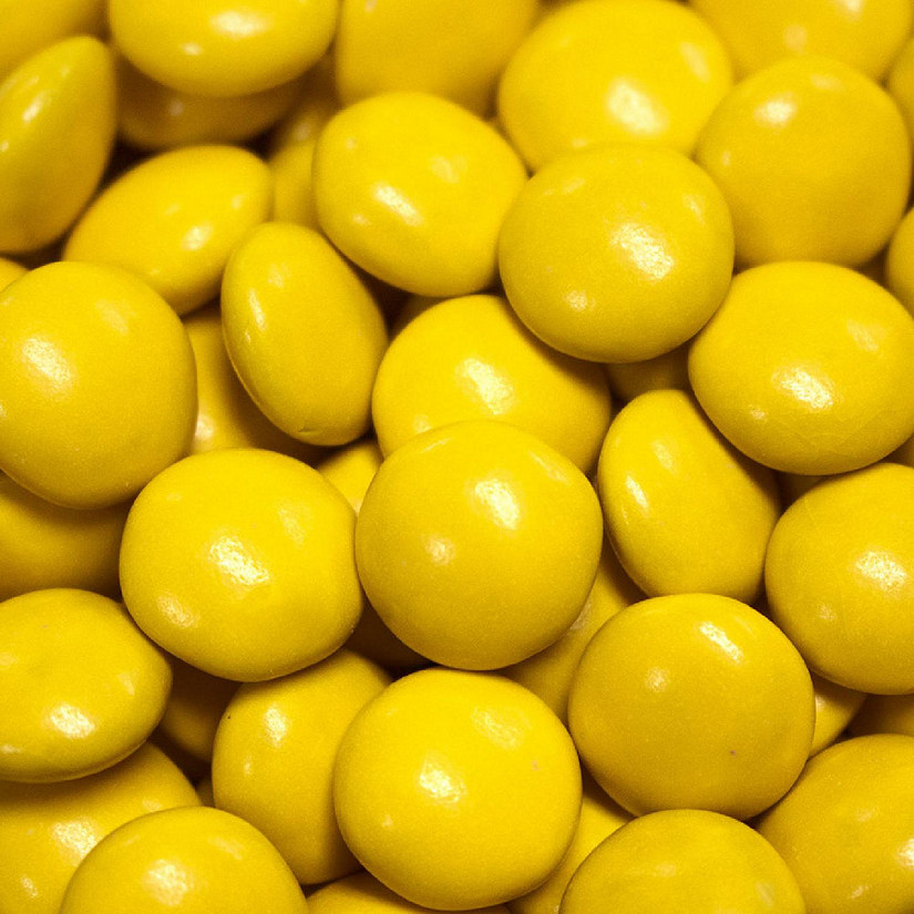 1 lb Yellow Candy Milk Chocolate Minis by Just Candy (approx. 500 Pcs) Image