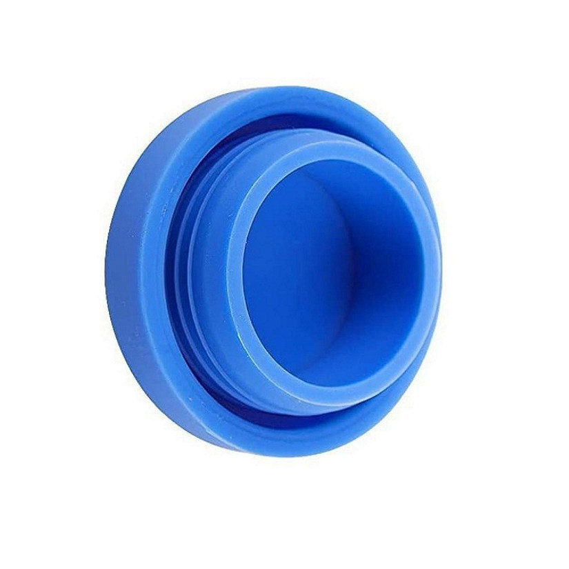 1 Pack 5 Gallon Water Jug Cap Reusable; Non-Spill 55mm/2.17in Water Bottle Caps; Silicone Replacement Cap Lids Anti Splash Image
