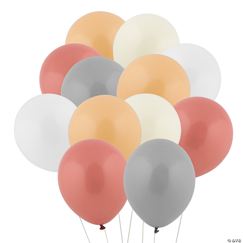 10" Neutral Latex Balloon Assortment- 25 Pc.  Image