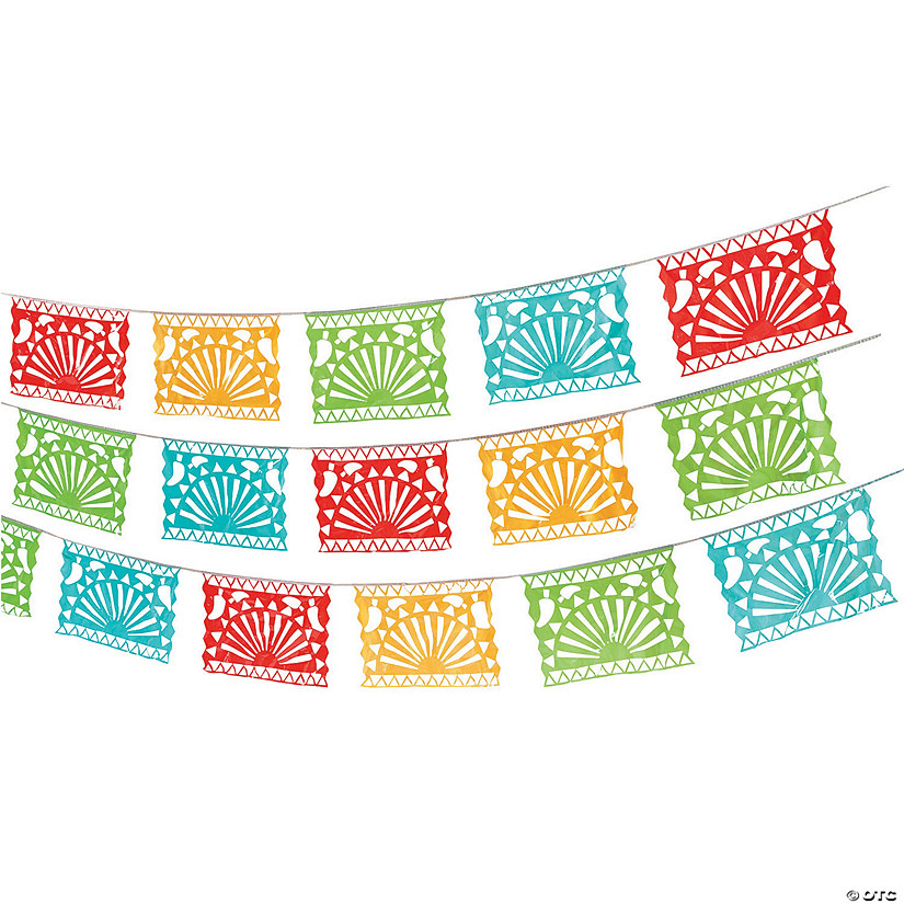 100 Ft. x 10" Bright Sunrise & Peppers Fiesta Cutout Garland Image
