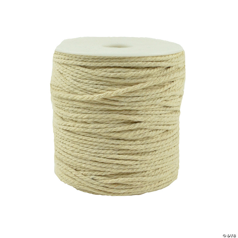 109 Yd. Macram&#233; 2 Ply Natural Cotton Cording Image