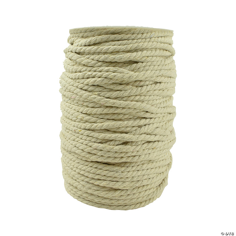 109 Yd. Macram&#233; 4 Ply Natural Cotton Cording Image
