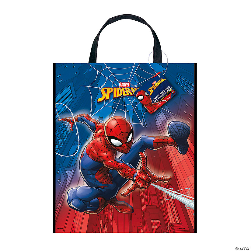 11" x 13" Medium Marvel&#8217;s Spider- Man&#8482; Plastic Tote Bag Image