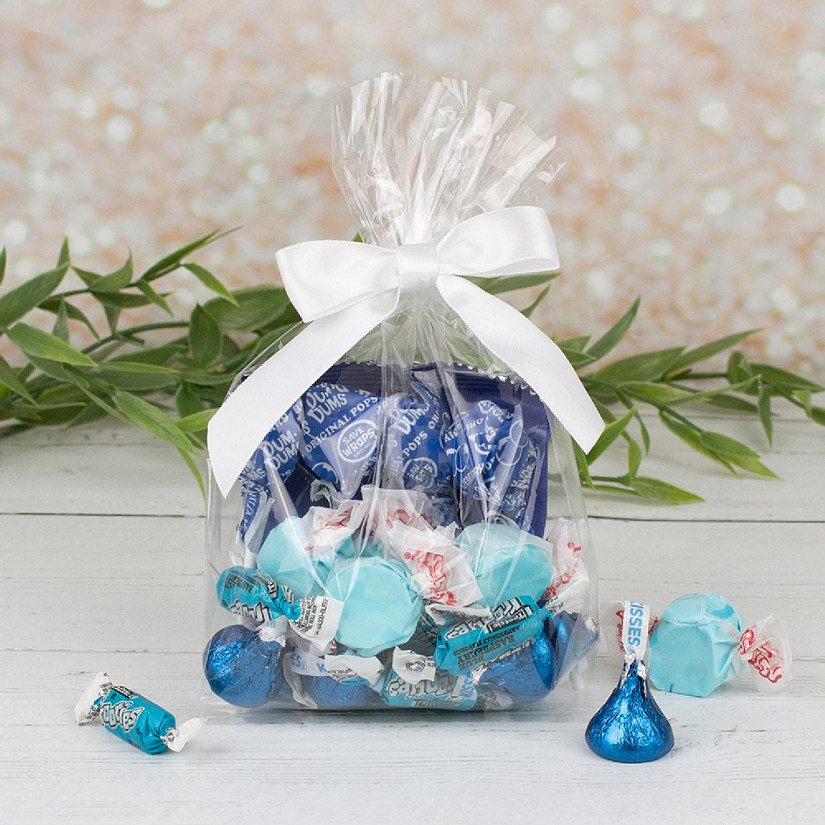 12ct Blue Candy Goodie Bag Party Favors by Just Candy (12 Pack) Image