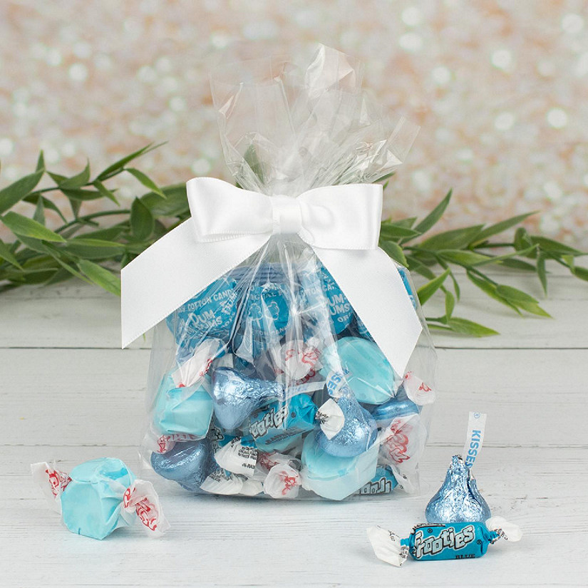 12ct Light Blue Candy Goodie Bag Party Favors by Just Candy (12 Pack) Image