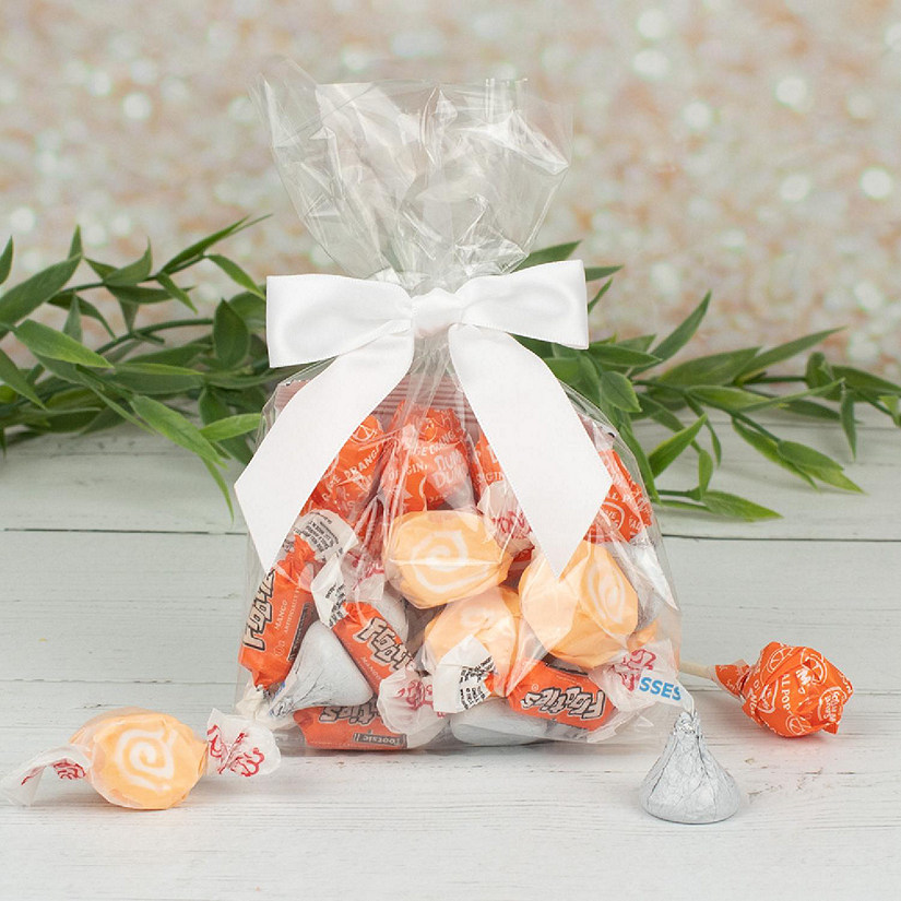 12ct Orange Candy Goodie Bag Party Favors by Just Candy (12 Pack) Image