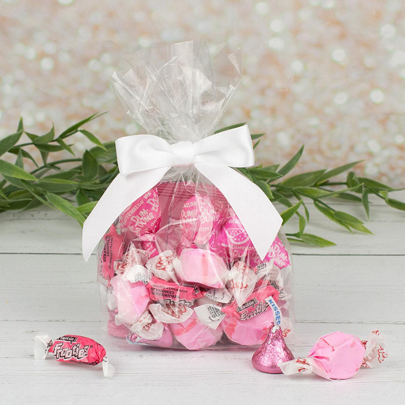 12ct Pink Candy Goodie Bag Party Favors by Just Candy (12 Pack) Image