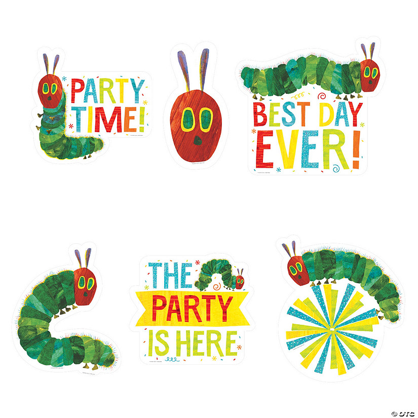 14" - 19" World of Eric Carle The Very Hungry Caterpillar&#8482; Cutouts - 5 Pc. Image
