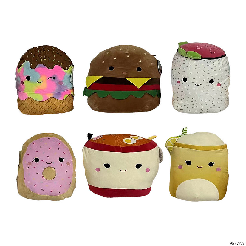 14" Squishmallows&#8482; Stuffed Food Character Assortment - 12 Pc. Image