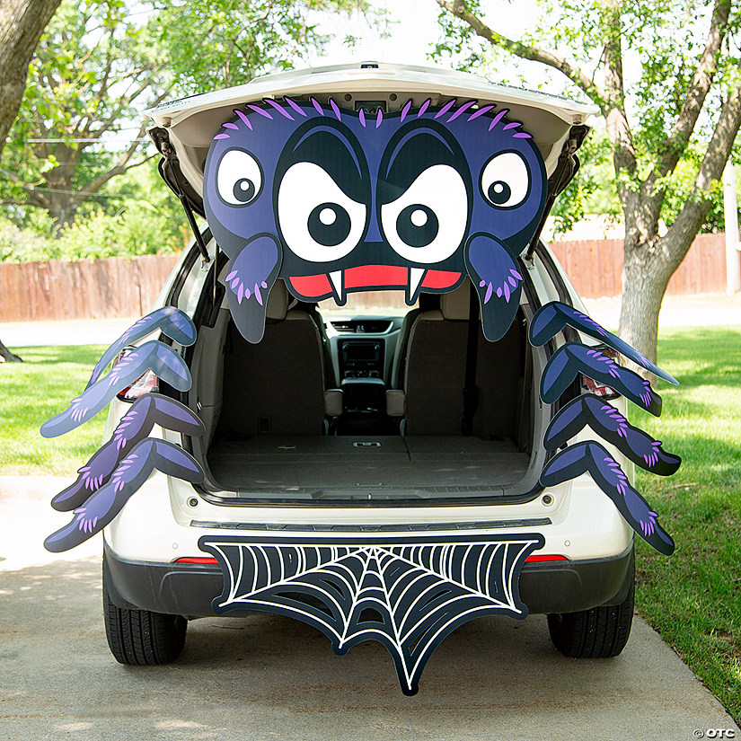 15" - 45" Value Spider Trunk-or-Treat Decorating Kit - 12 Pc. Image