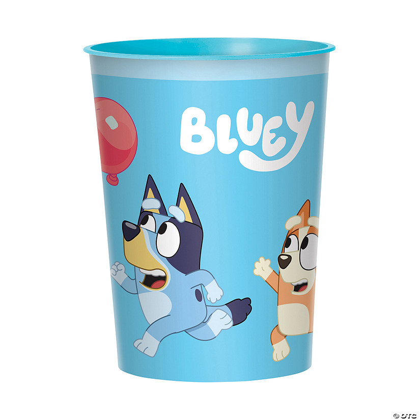 16 oz. Bluey & Bingo Party Reusable Plastic Favor Tumbler Image