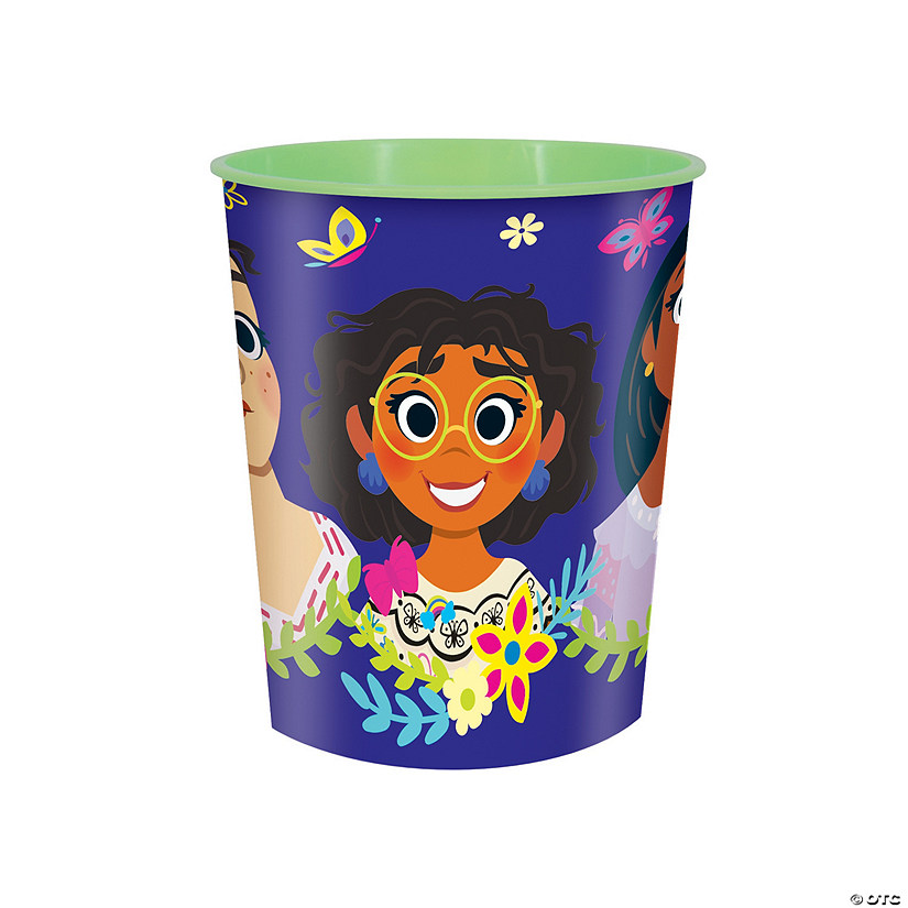 16 oz. Disney&#8217;s Encanto Mirabel, Luisa & Isabela Reusable Plastic Favor Tumbler Image