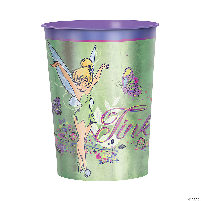 16 oz. Disney&#8217;s Tinkerbell Reusable BPA-Free Plastic Favor Tumbler Image