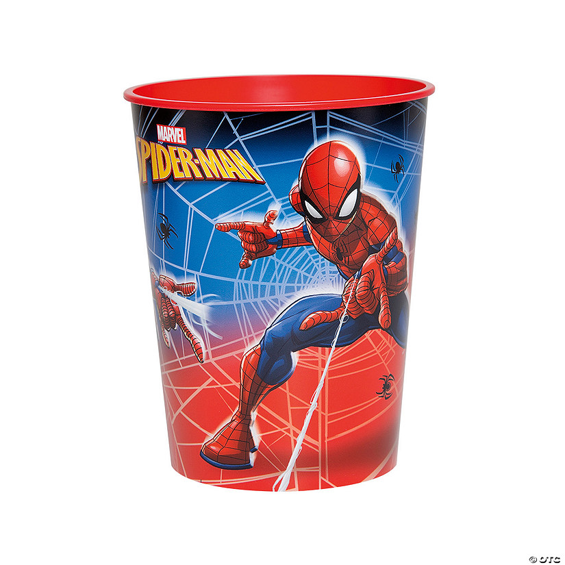 16 oz. Marvel&#8217;s Spider-Man&#8482; Reusable BPA-Free Plastic Favor Tumbler Image