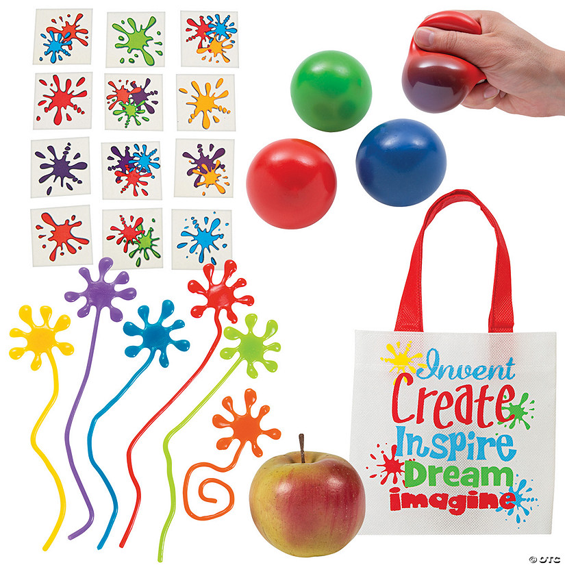 168 Pc. Artist Party Favor Kit for 12 Guests Image