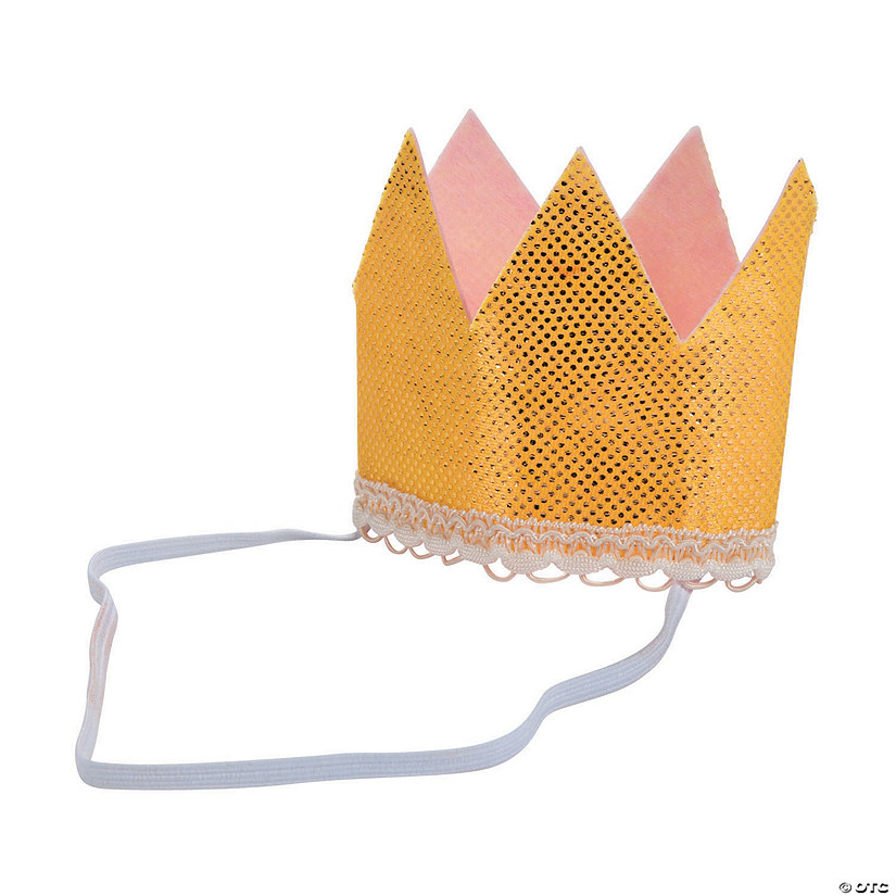 1st Birthday Girl Glitter Crown Image