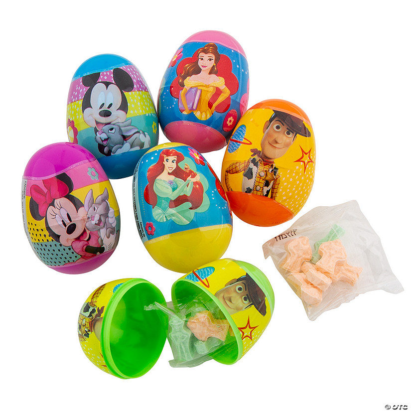 2 1/2" Disney<sup>&#8482;</sup> Candy-Filled Plastic Easter Eggs - 14 Pc. Image