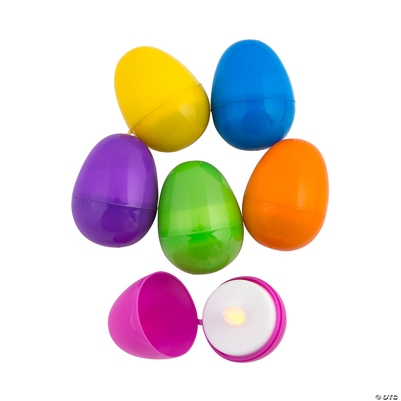 2 1/4" Light-Up Eggs with Tea Lights Image